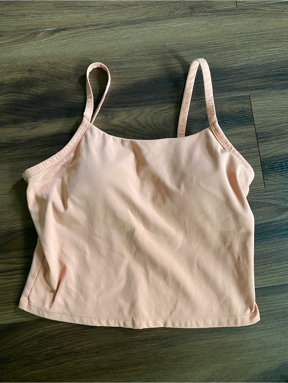 Women's Peach Camisole Tank Top - Classic Spaghetti Strap